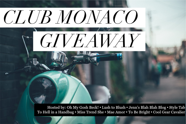 club monaco giveaway
