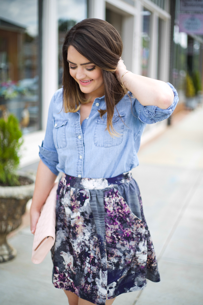 What goes well with a denim skirt? - Quora
