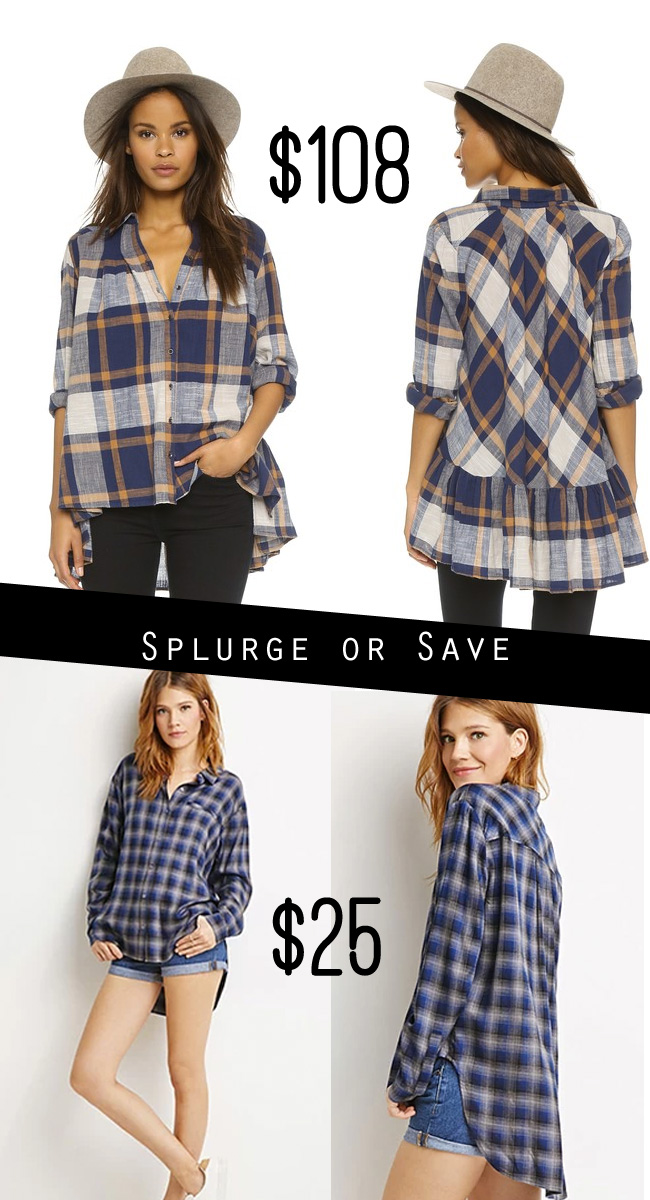 Splurge or Save: The Perfect Plaid Shirt