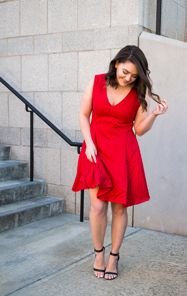 Red Dress Valentine's Date Night via @maeamor