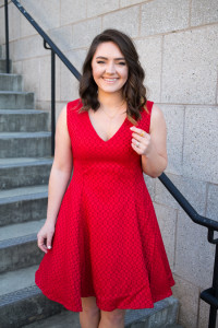 Red Dress Valentine's Date Night via @maeamor